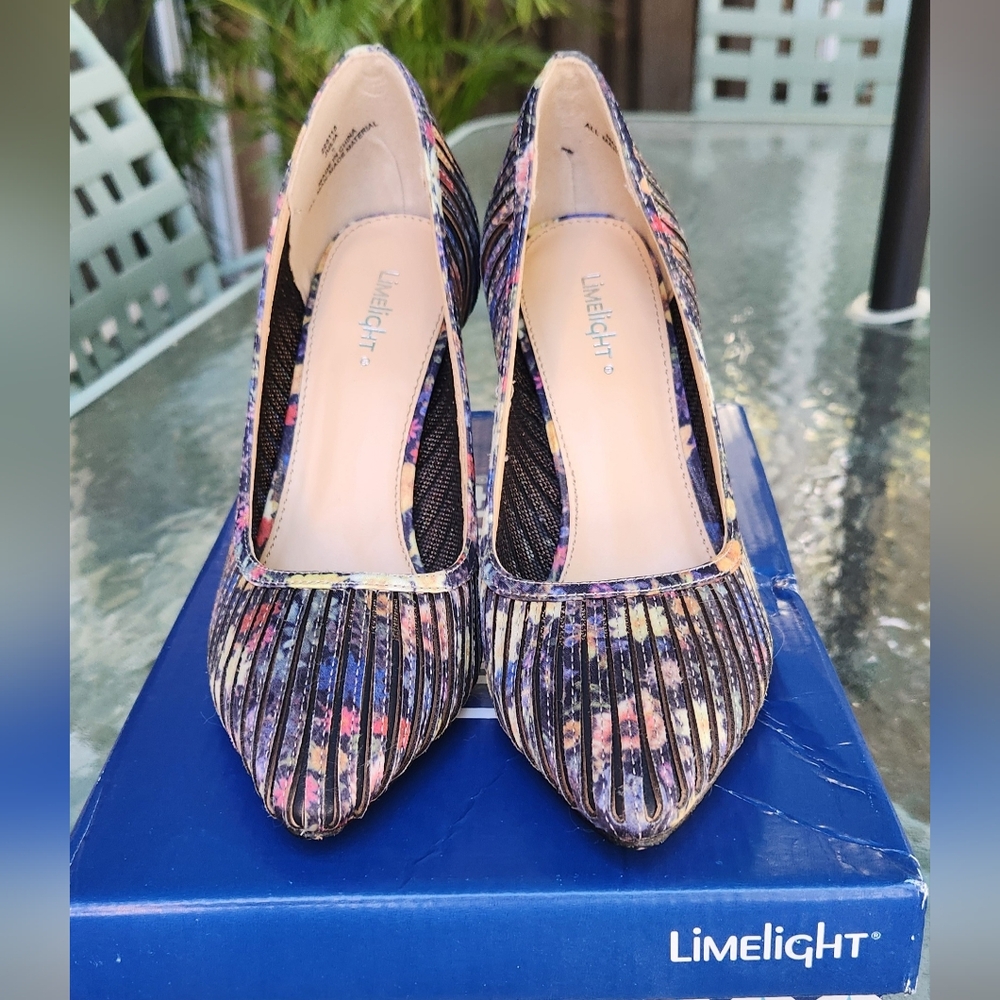 Limelight Women's Striped Multicolor Heels